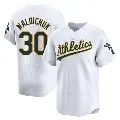 Men's No.30 Ken Waldichuk Oakland Athletics White Limited Home Jersey