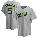 Men's No.5 Joe Dimaggio Oakland Athletics Gray Replica Road Jersey