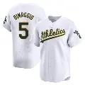 Men's No.5 Joe Dimaggio Oakland Athletics White Limited Home Jersey