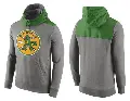 Men's Oakland Athletics Gray Cooperstown Collection Hybrid Pullover Hoodie