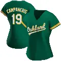 Women's No.19 Bert Campaneris Oakland Athletics Green Replica Kelly Alternate Jersey