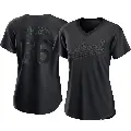 Women's No.66 Brady Basso Oakland Athletics Black Authentic Pitch Fashion Jersey