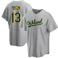 Youth No.13 John Odom Oakland Athletics Gray Replica Road Jersey