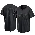 Youth No.15 Seth Brown Oakland Athletics Black Replica Pitch Fashion Jersey