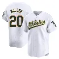 Youth No.20 Mark Mulder Oakland Athletics White Limited Home Jersey