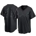 Youth No.26 Carlos Cortes Oakland Athletics Black Replica Pitch Fashion Jersey