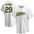 Youth No.29 Austin Wynns Oakland Athletics White Replica Home Jersey