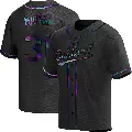 Youth No.31 Vimael Machin Oakland Athletics Black Replica Holographic Alternate Jersey