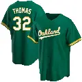Youth No.32 Colby Thomas Oakland Athletics Green Replica Kelly Alternate Jersey