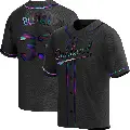 Youth No.33 JJ Bleday Oakland Athletics Black Replica Holographic Alternate Jersey