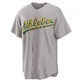 Youth No.39 Kyle Muller Oakland Athletics Gray Replica Away 2.0 Jersey