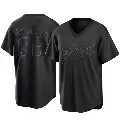 Youth No.86 Mickey McDonald Oakland Athletics Black Replica Pitch Fashion Jersey