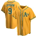 Youth No.9 Reggie Jackson Oakland Athletics Gold Replica Alternate Jersey